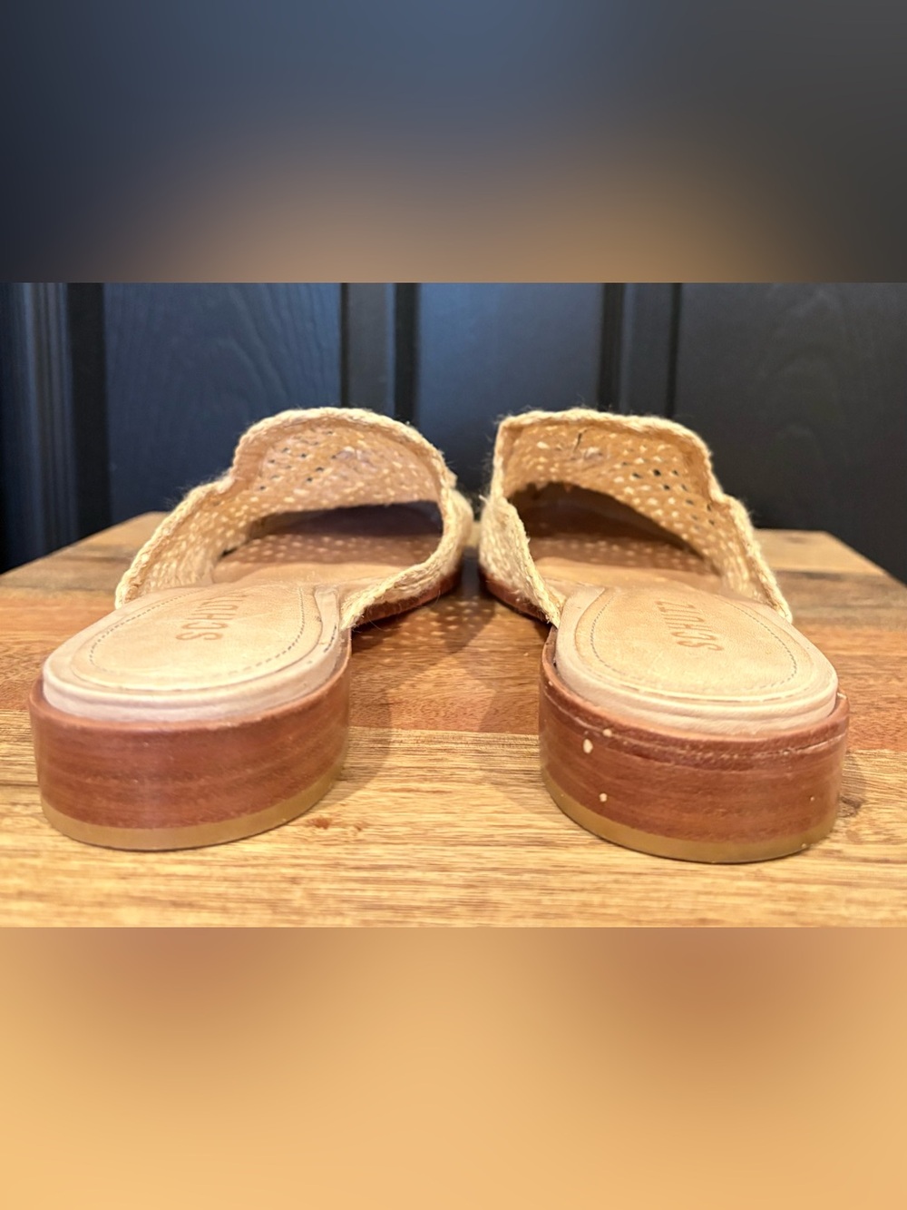 Schutz Polyni Woven Tassel Slide Natural 9.5 - Picture 10 of 12